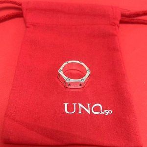 uno de 50 silver ring